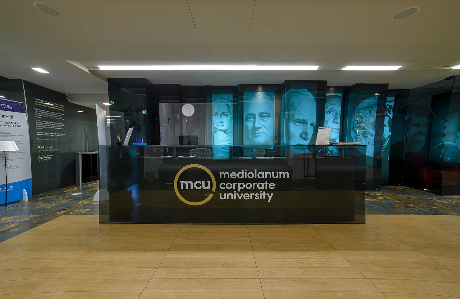 progettazione illuminotecnica per mediolanum corporate university